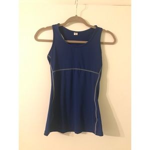Blue NWOT Workout Top